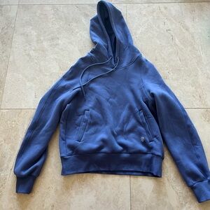 NWOT Born Primitive Sweatshirr Hoodie Top S Athleisure Casual Blue Pullover
